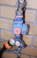 A micro-irrigation system can be fitted to any garden tap.